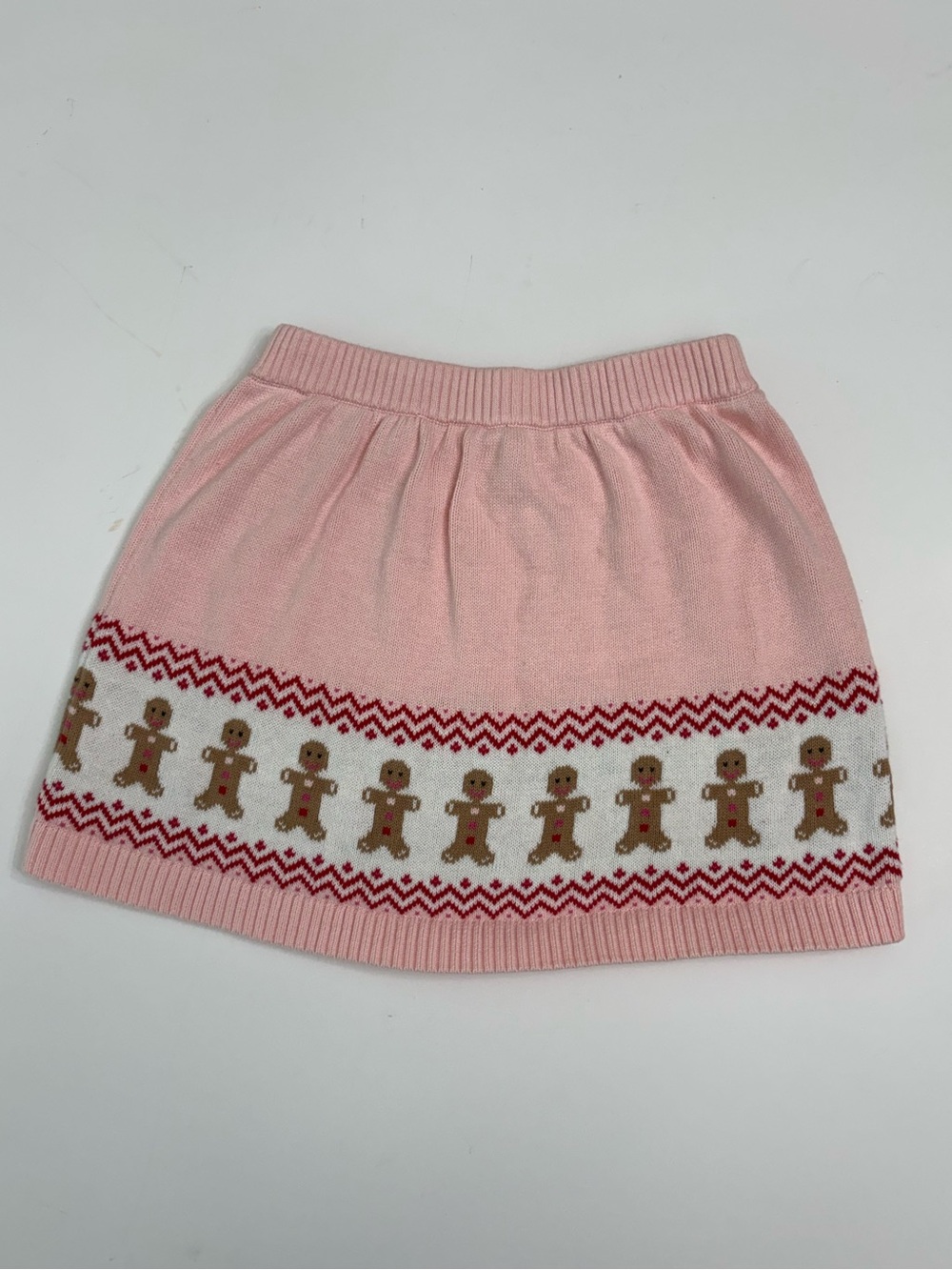 Gymboree Intarsia Gingerbread Sweater Skirt Girls Size 8